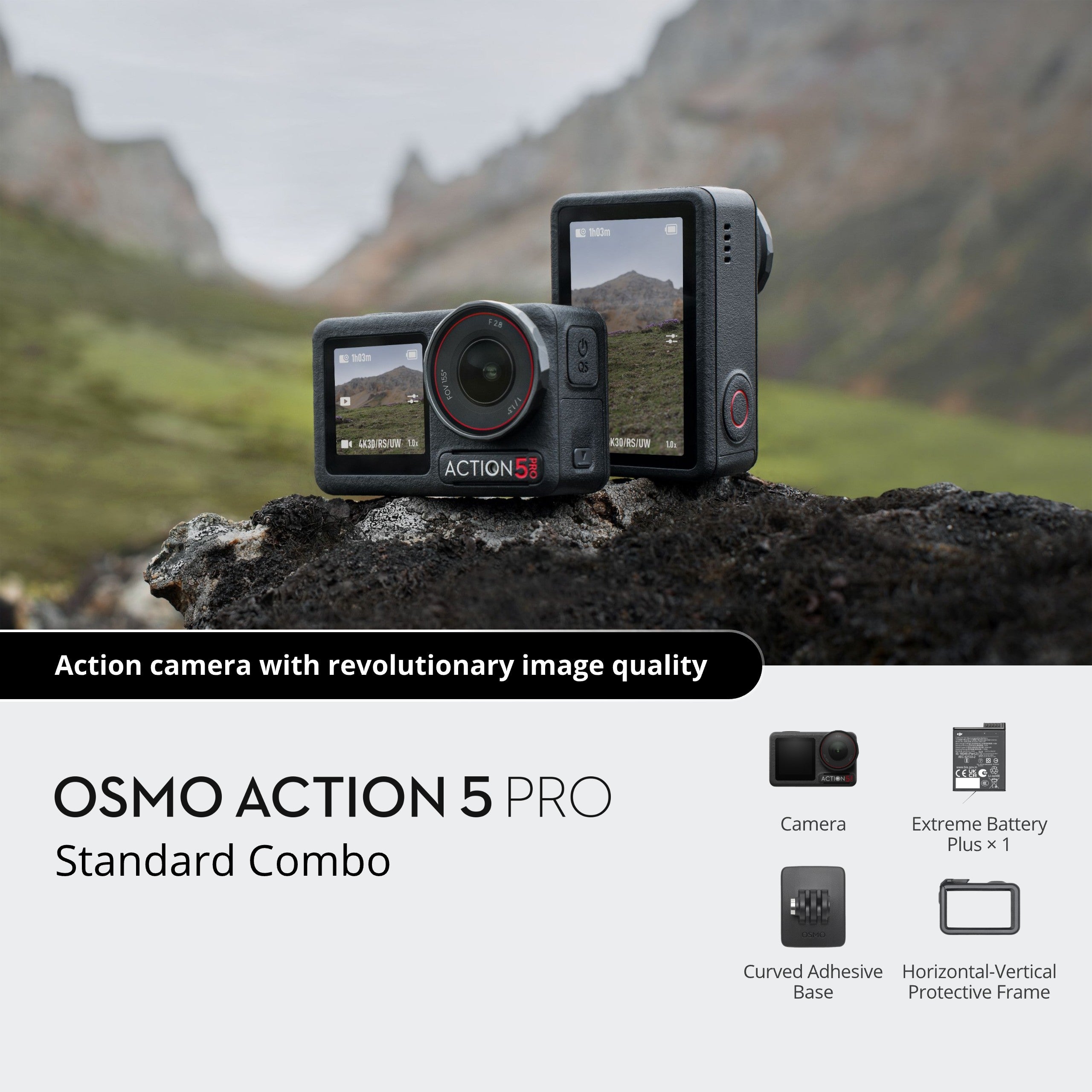 Osmo Action 5 Pro Standard Combo - DJI INDIA