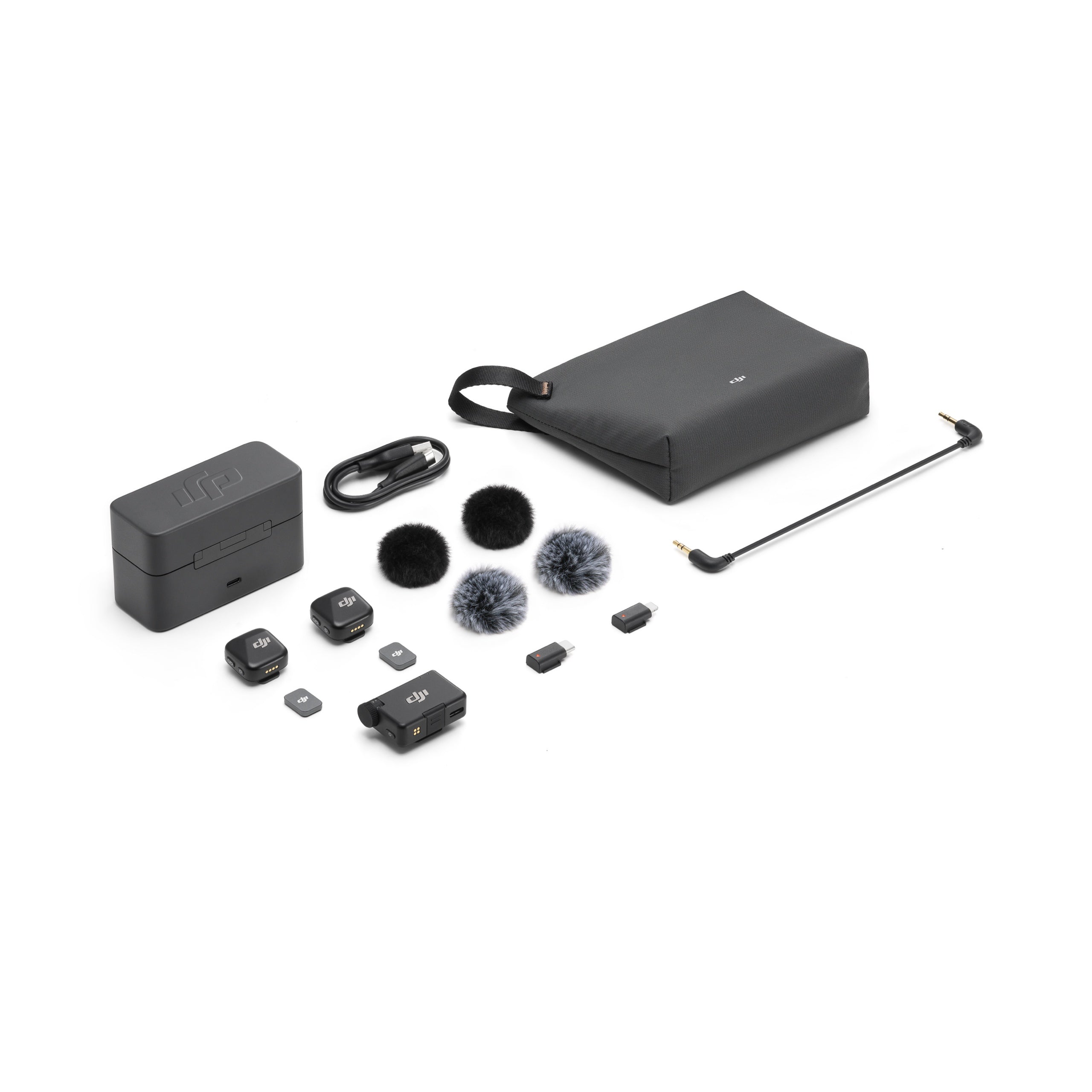 DJI Mic Mini (2 TX + 1 RX + Charging Case) + Mobile Phone Adapter (Lightning)