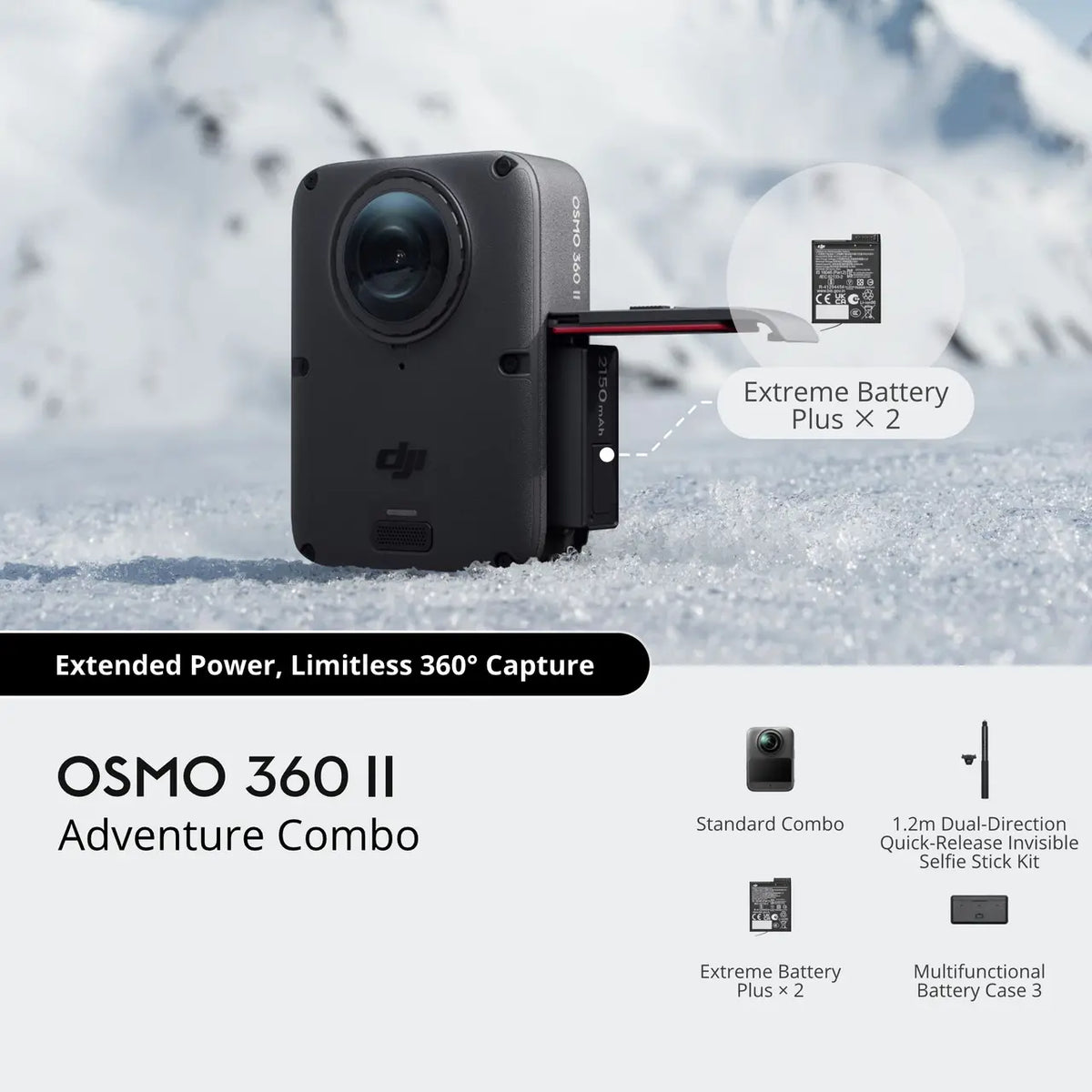 Osmo 360 II Adventure Combo